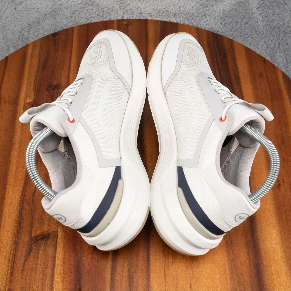 Peter Millar Camberfly Sneaker Mens 8 Grey White MA23EF30 Mesh Slip On